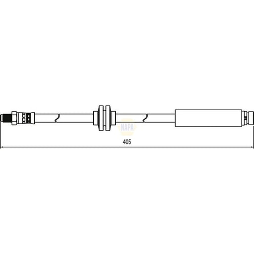 NAPA Brake Hydraulic Hose Line Rear NBH1024