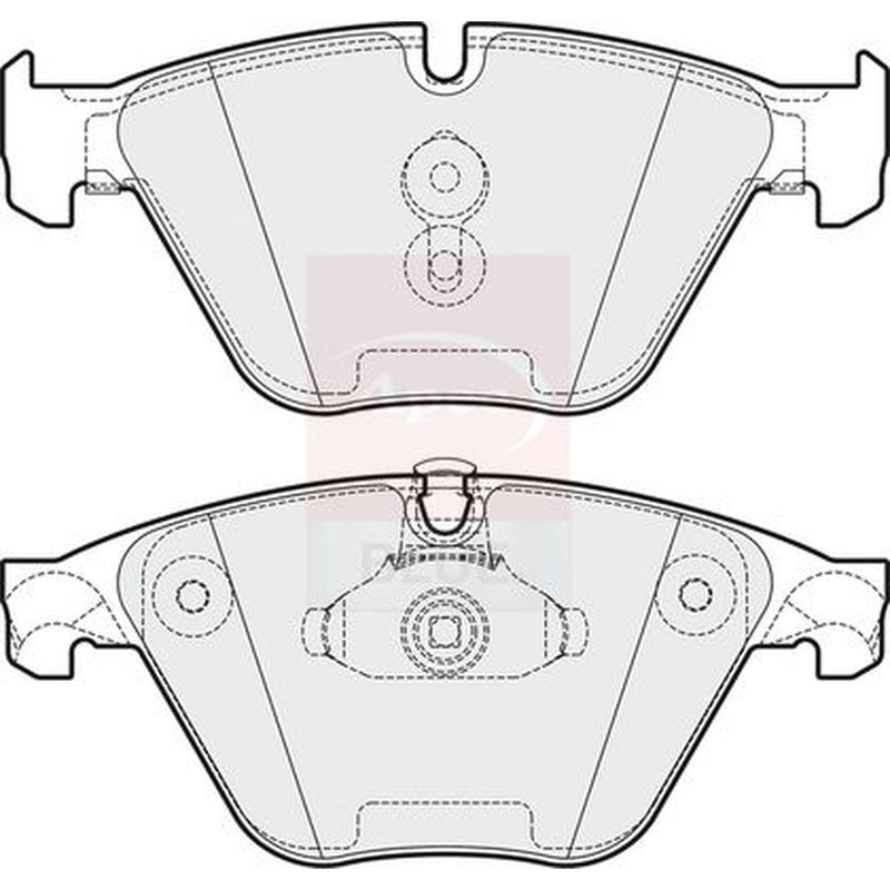 Apec Front & Rear Pads fits BMW 5 2009-2017