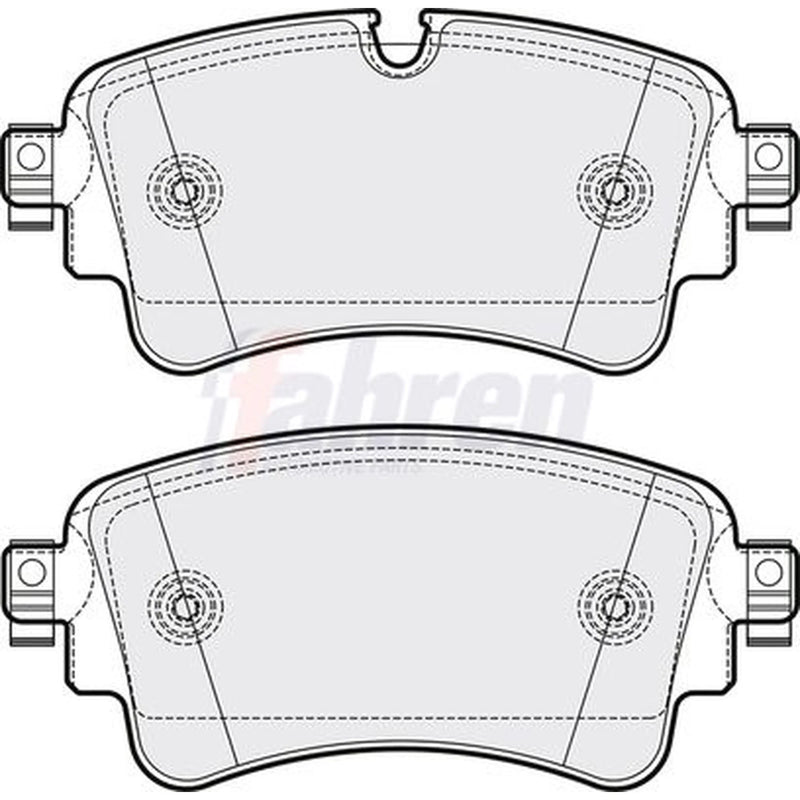 Fahren Front & Rear Pads fits Audi Q5 2016-2020 2.0