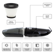 Mini Vacuum Cleaner 2 In 1 230V 600W 44839 Quest - Dynamic Drive