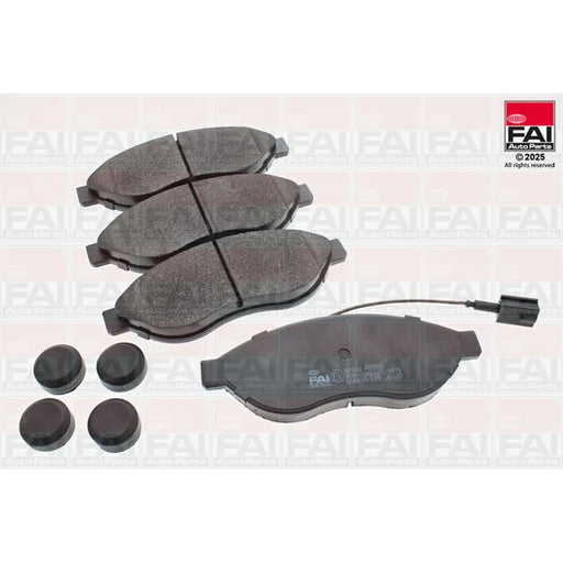 FAI Front Brake Pad Set fits Citroën Relay III 2006-2016 2.2 3.0