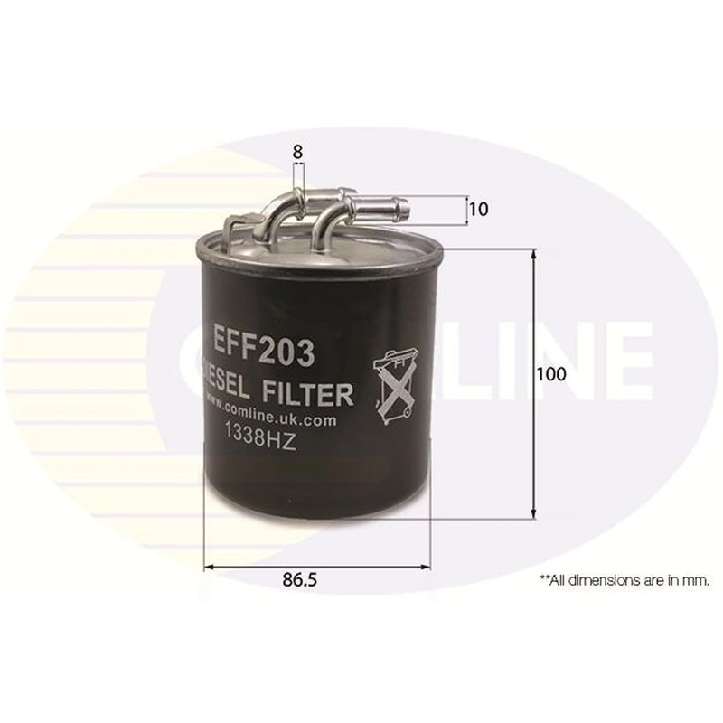 Comline Fuel Filter Element fits Mercedes-Benz A-Class 2004-2012