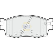 NAPA Front Brake Pad Set fits Hyundai Accent III 2005-2010 1.4 1.5 1.6