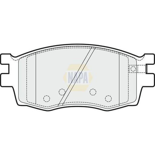 NAPA Front Brake Pad Set NBP1368