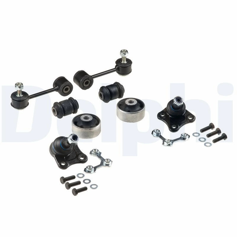 Delphi 8 x Control Arm Repair Kit Front fits Seat Leon 1999-2006 1.4 1.6 1.8 1.9