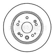 Borg & Beck 2 x Solid Brake Discs fits Honda Cr-V 2001-2007 2.0