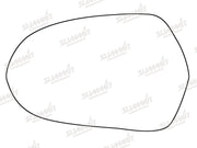 Summit Stick-On Standard Mirror Glass fits Audi A6 12 on LHS Summit - Bars 4 Cars