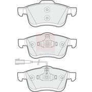 Apec Front Brake Pad Set fits Chrysler Delta 2011 on 2.0