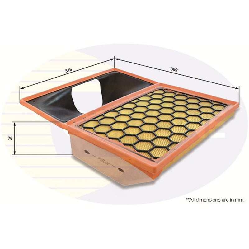 Comline Engine Air Filter fits Iveco Daily V 2011-2014
