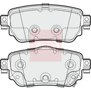 Apec Rear Brake Pad Set PAD2013