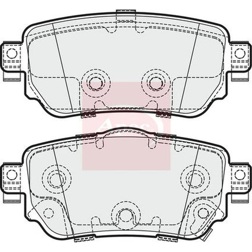 Apec Rear Brake Pad Set PAD2013
