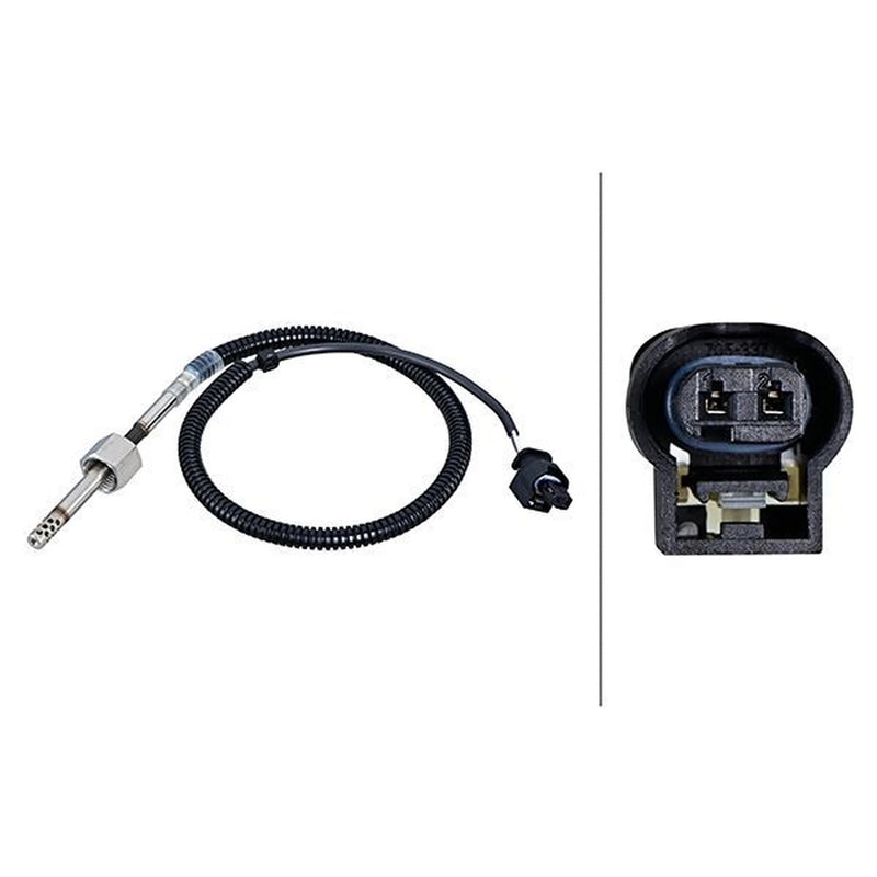 Hella Exhaust Gas Temperature Sensor before soot part fits Mercedes-Benz C-Class