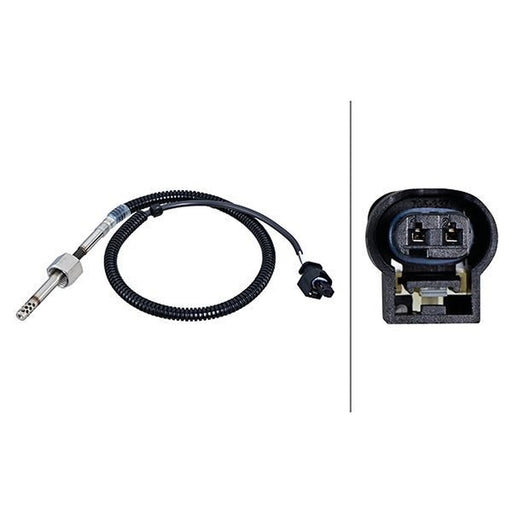 Hella Exhaust Gas Temperature Sensor before soot part fits Mercedes-Benz C-Class