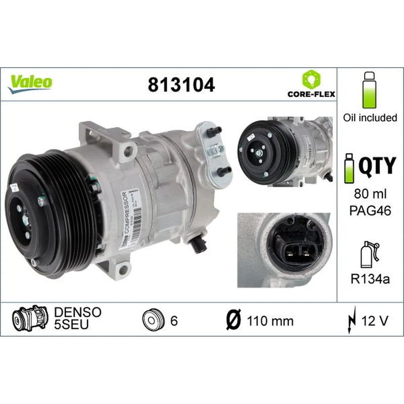 Valeo Air Conditioning Compressor 813104