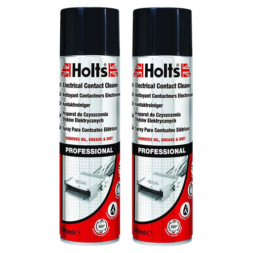 2 x Holts Electrical Contact Cleaner Spray Switch Circuit Dirt Remover 500ml Holts - Dynamic Drive