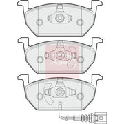 Apec Front Brake Pad Set fits Audi A3 2013-2020 1.6