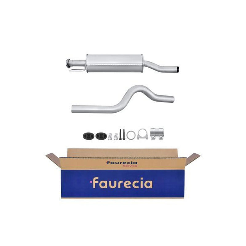 Hella Middle Silencer fits Opel Astra F 1991-1998 1.4 1.6 1.7 2.0
