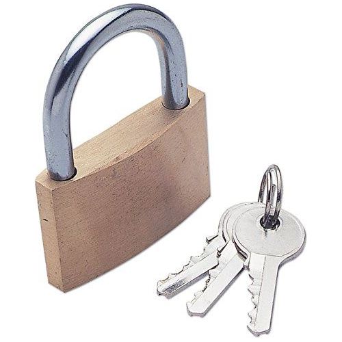Laser Brass Padlock 50mm 0498 Laser - Dynamic Drive
