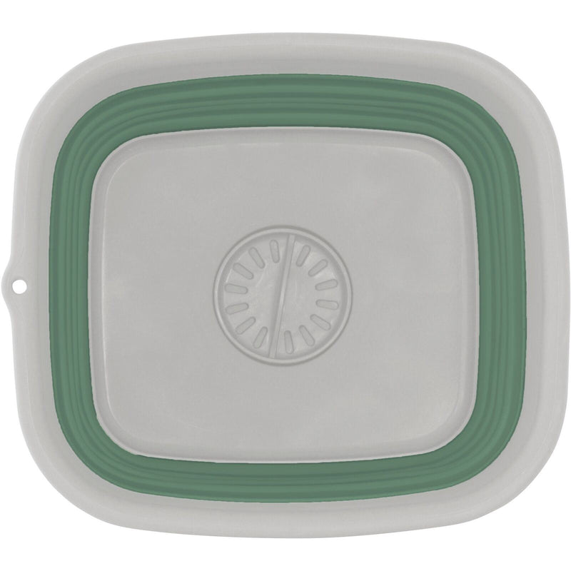 Outwell Collaps Callapsible Wash Bowl with Drain Shadow Green Caravan/Motorhome Outwell  - Dynamic Drive