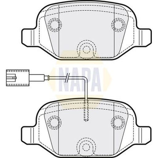 NAPA Rear Brake Pad Set NBP1598