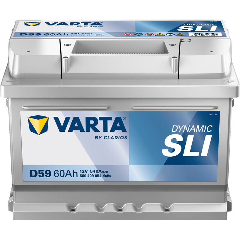 VARTA Dynamic SLI Car Battery 12V 60Ah 540A