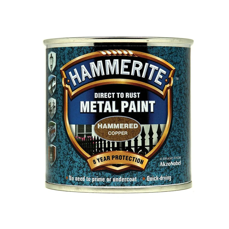 Hammerite Direct To Metal Hammered Copper Paint 250ml