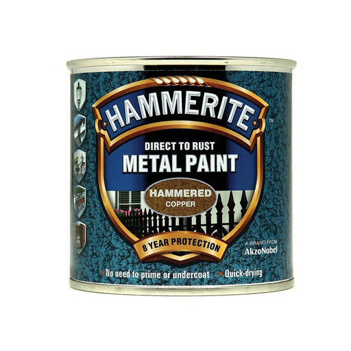 Hammerite Direct To Metal Hammered Copper Paint 250ml