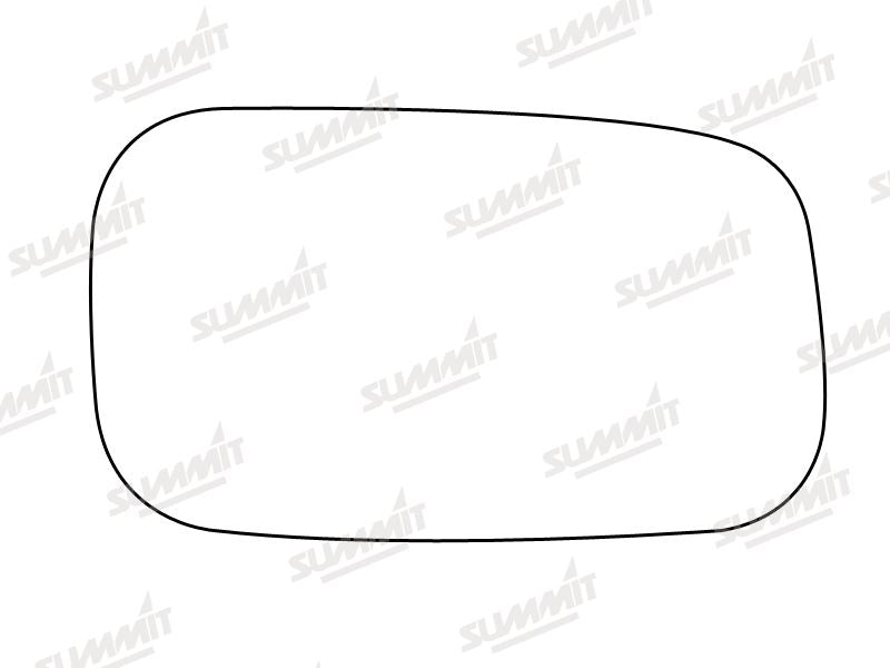 Summit Stick-On Standard Mirror Glass fits Saab 9 - 3- 9 - 5 up to 03 RHS Summit - Bars 4 Cars