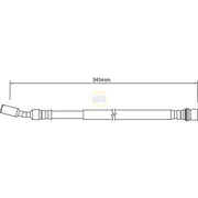 NAPA Brake Hydraulic Hose Line outer NBH1070