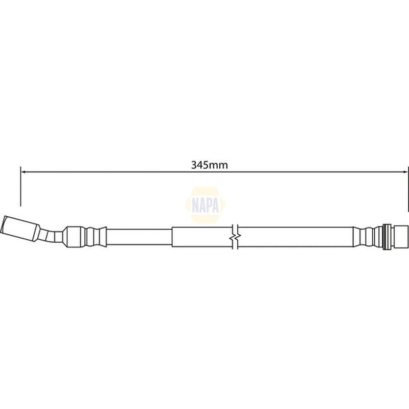 NAPA Brake Hydraulic Hose Line outer NBH1070