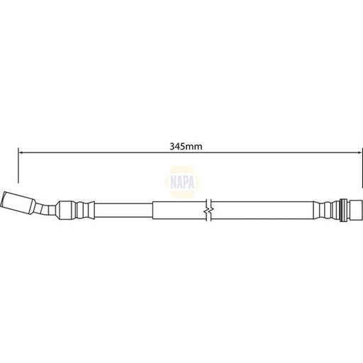 NAPA Brake Hydraulic Hose Line outer NBH1070