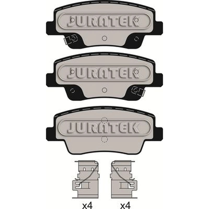 Juratek Rear Brake Pad Set fits Genesis G80 2021 on 2.2