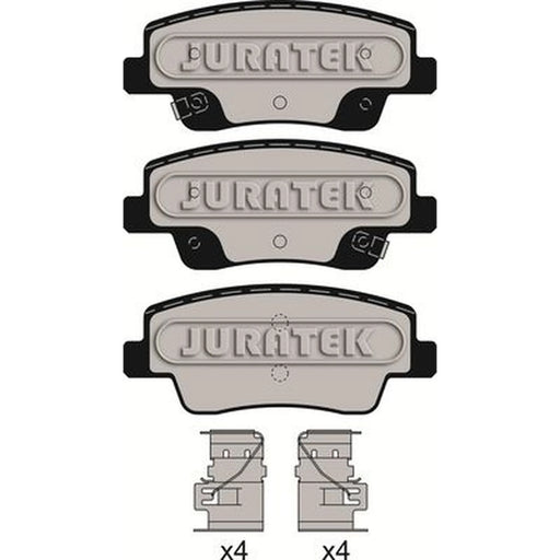 Juratek Rear Brake Pad Set fits Genesis G80 2021 on 2.2