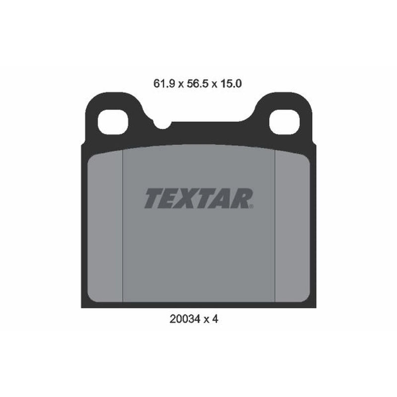 Textar Front Brake Pad Set 2003402