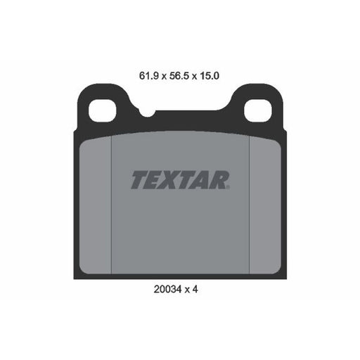 Textar Front Brake Pad Set 2003402