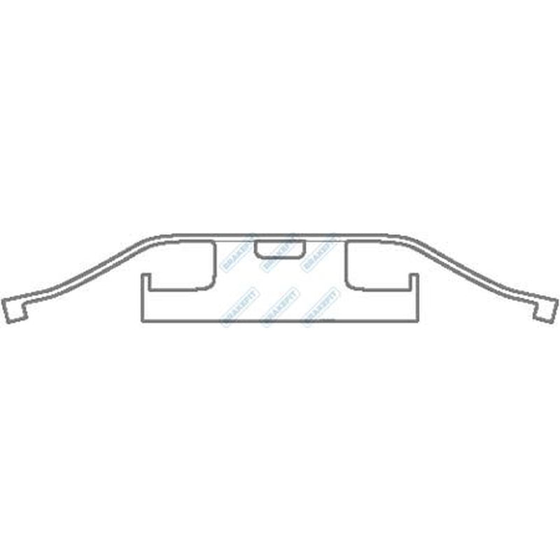 Apec Brake Pad Accessory Fitting Kit Rear fits VW California T5 Camper 2007-2009