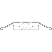 Apec Brake Pad Accessory Fitting Kit Rear BKT1323