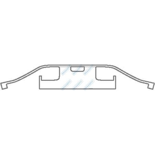 Apec Brake Pad Accessory Fitting Kit Rear fits VW California T5 Camper 2007-2009