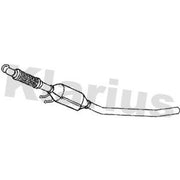 Klarius Catalyst Type Approved With Pipe fits VW Transporter 2003-2009 2.5