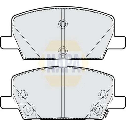 NAPA Front Brake Pad Set NBP1651