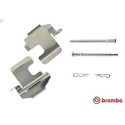 Brembo Brake Pad Accessory Fitting Kit Front fits Fiat 500 2007 on 1.2