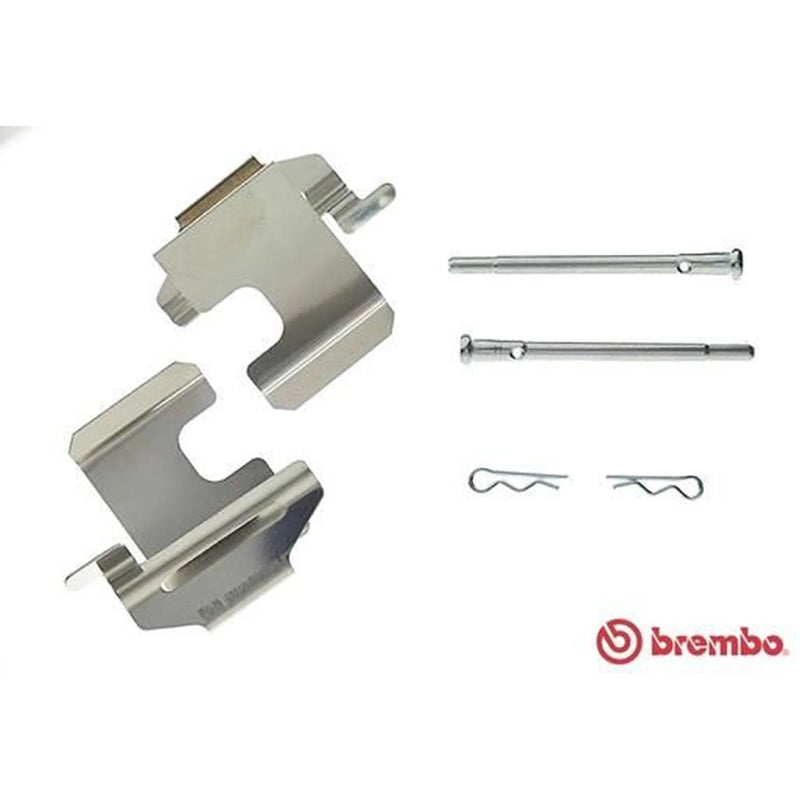 Brembo Brake Pad Accessory Fitting Kit Front fits Fiat 500 2007 on 1.2