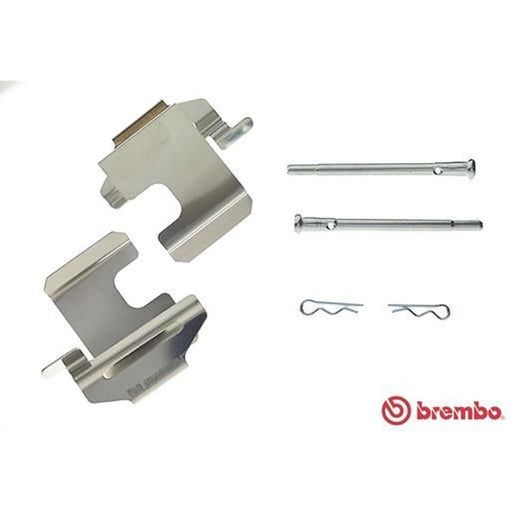 Brembo Brake Pad Accessory Fitting Kit Front fits Fiat 500 2007 on 1.2