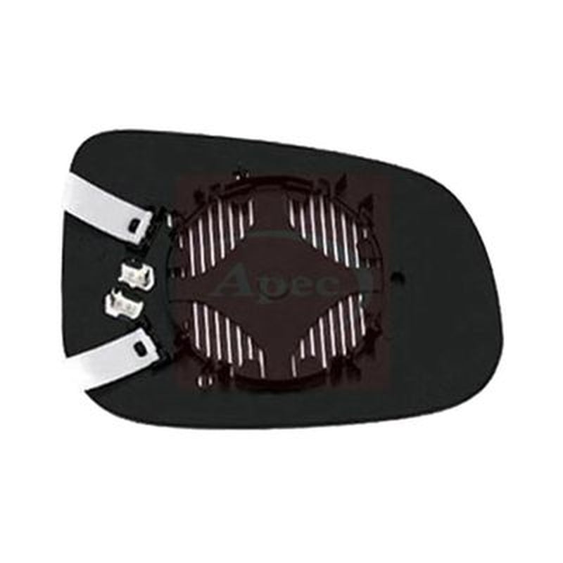 Apec Exterior Wing Mirror Glass Left fits Volvo C30 2006-2013 1.6 1.8 2.0 2.4