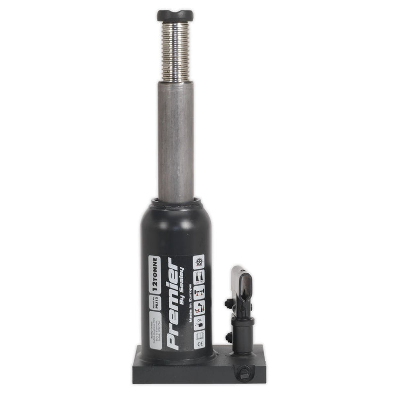 Sealey Premier Bottle Jack 12 Tonne PBJ12 Sealey - Dynamic Drive