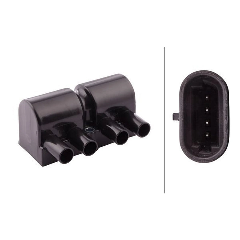 Hella Ignition Coil Pack fits Opel Frontera B 1998-2004 2.2