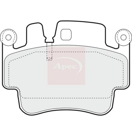 Apec Front & Rear Pads fits Porsche 911 2000-2005 3.6