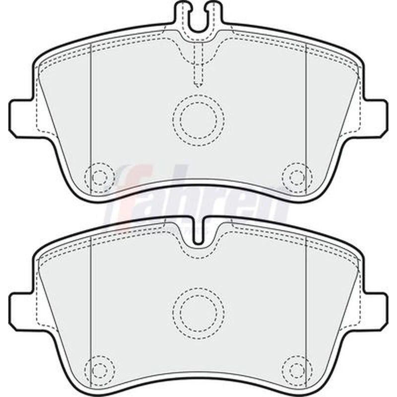 Fahren Front Brake Pad Set FBP3049