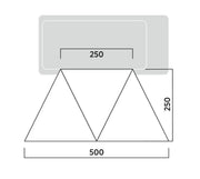 Easy Camp Lom Tri Campervan Canopy Grey Sun Shade Easy Camp - Dynamic Drive