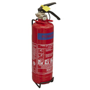 Sealey Fire Extinguisher 1kg Dry Powder SDPE01 Sealey - Dynamic Drive